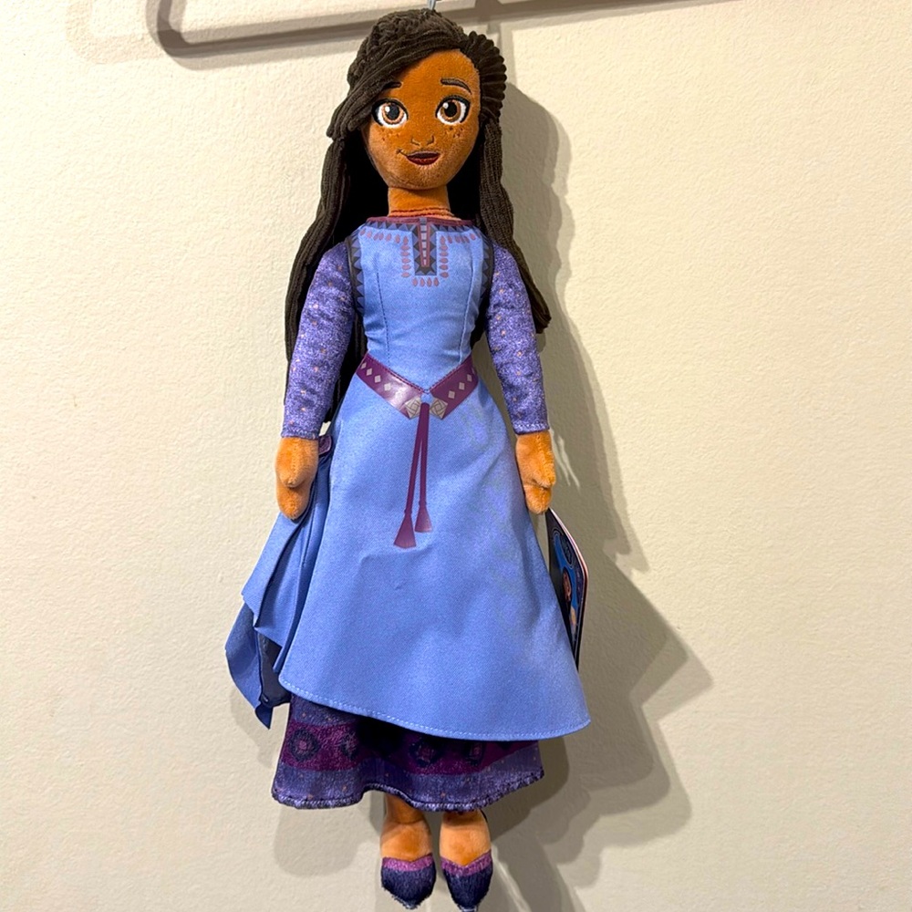 Disney Wish Asha Doll Plush 19" 0+ NEW NWT Infant Friendly Princess Star Magic